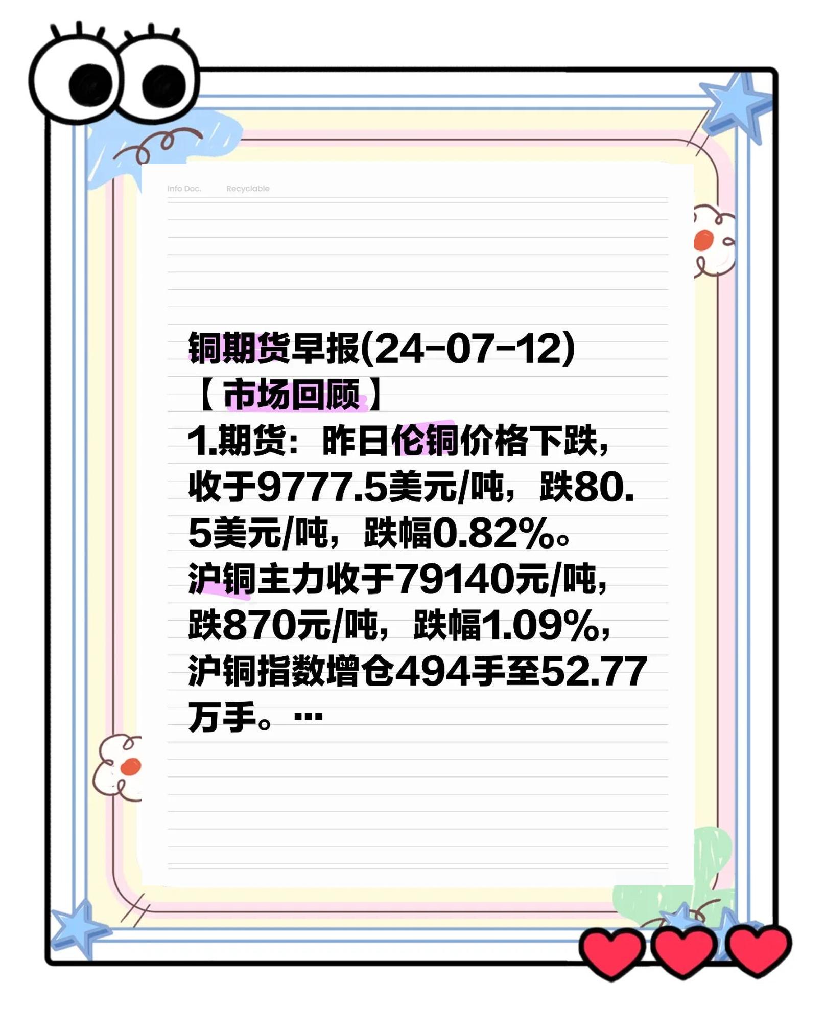 铜期货行情(铜期货行情LME)