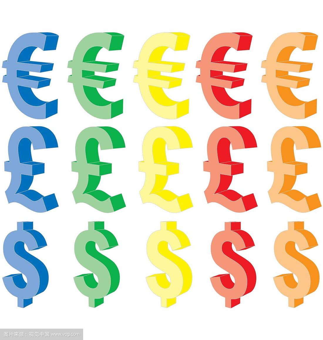 货币符号(货币符号S竖断开)